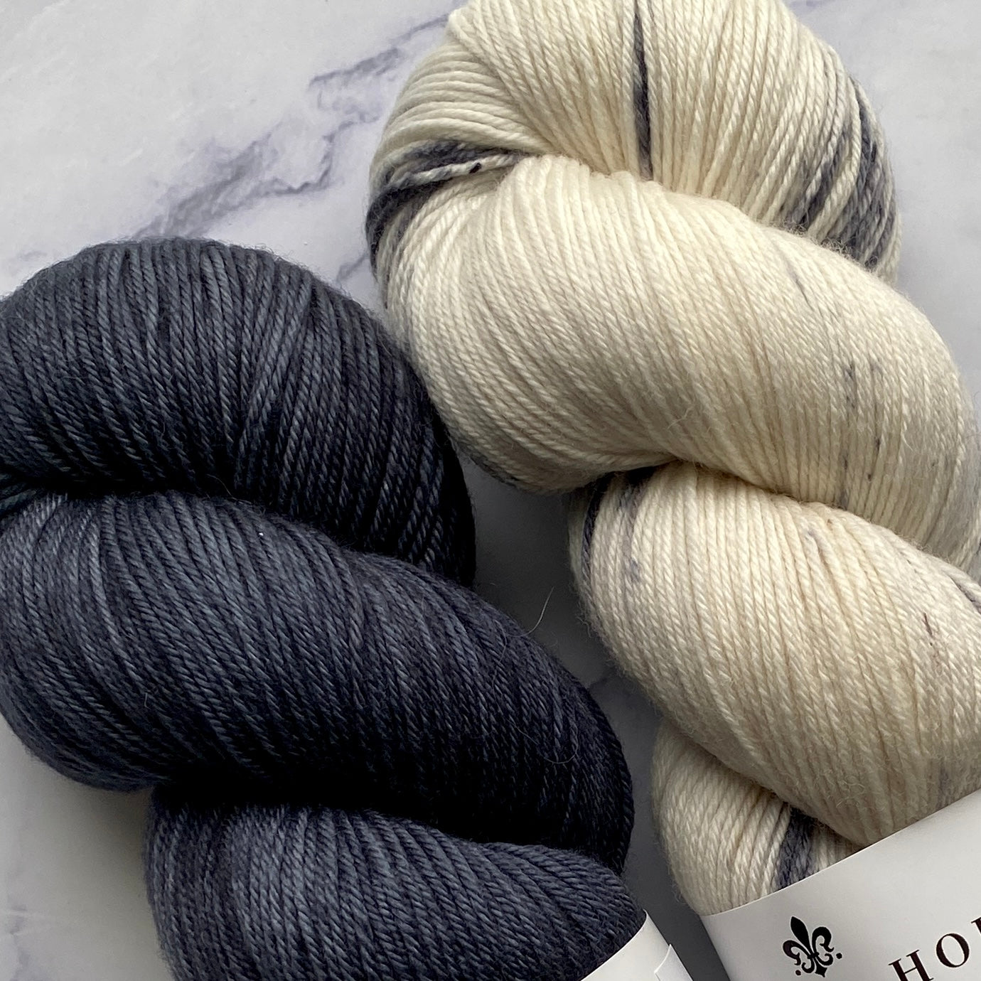 Way Leads on to Way MKAL Duo - After Midnight + Antibes Batik,  Aussie Extra Fine Fingering
