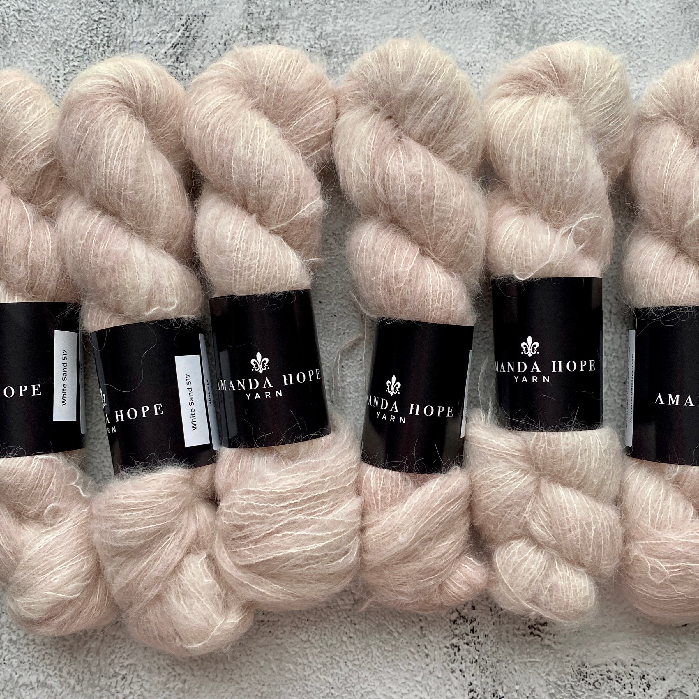 White Sand, Suri Silk *DYE TO ORDER*