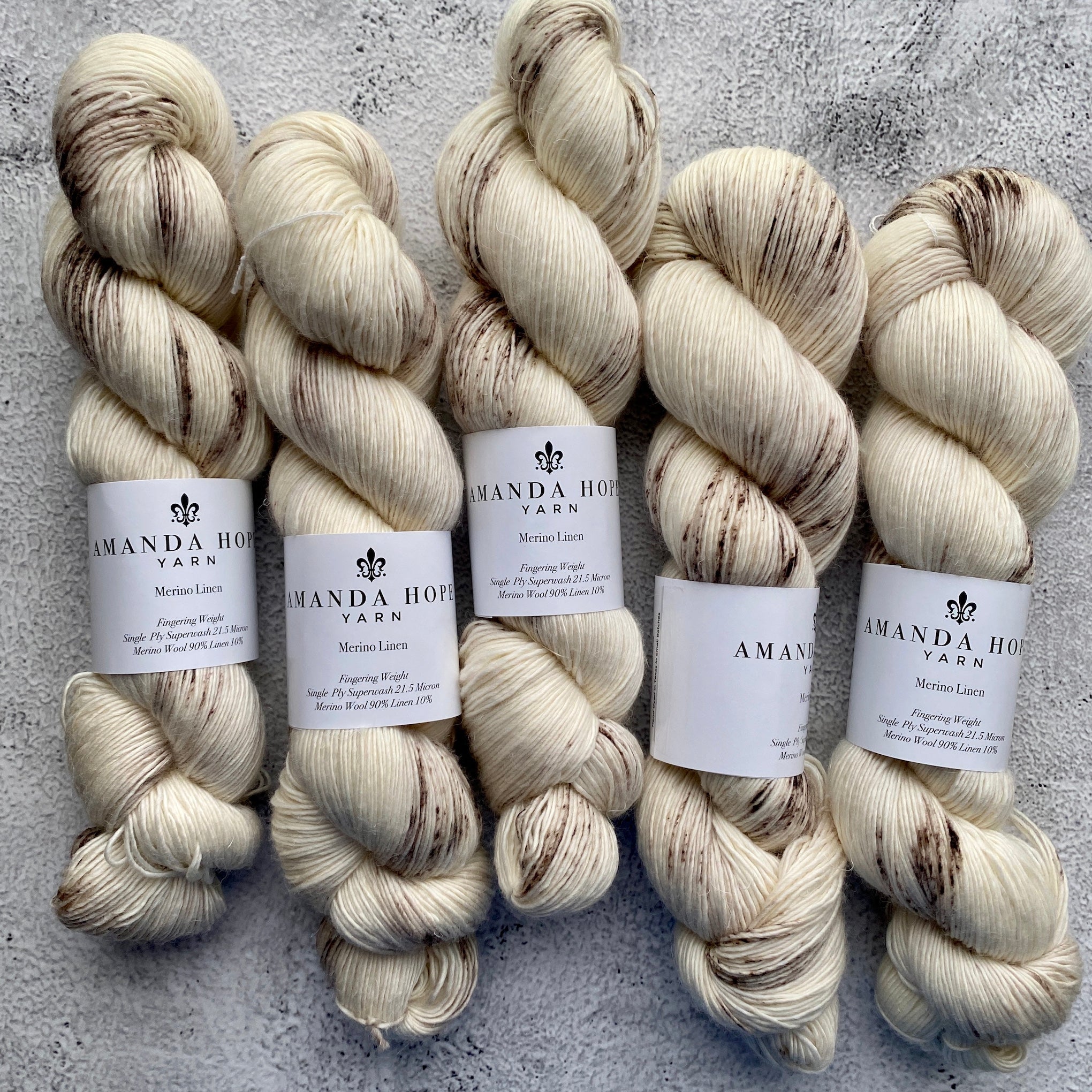 Understated, Merino Linen Fingering Weight