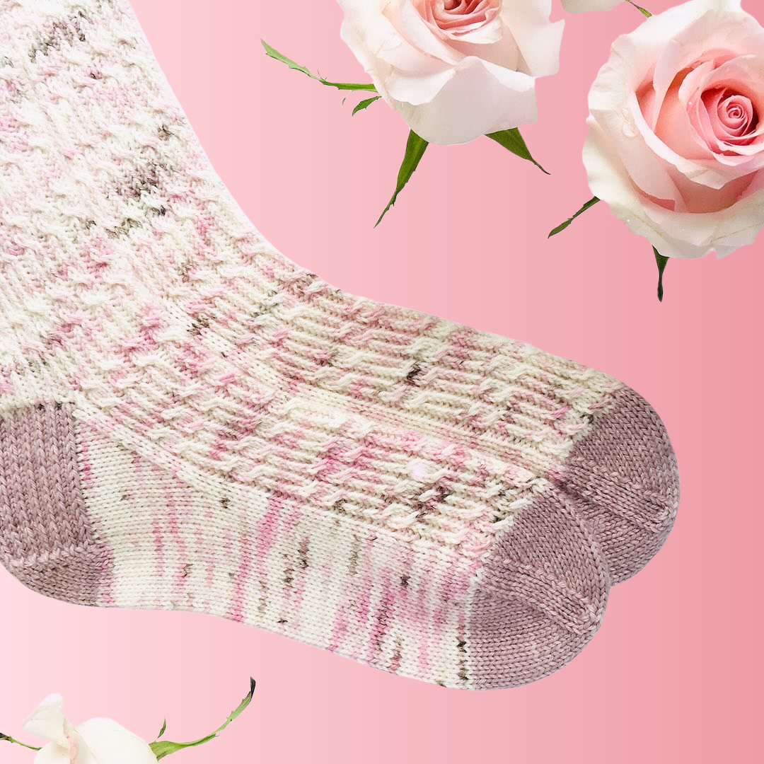 Lovely Pair Sock Set (Patisserie Full Skein with Musk Mallow Mini), Aussie Extra Fine Sock with Nylon Sock Set