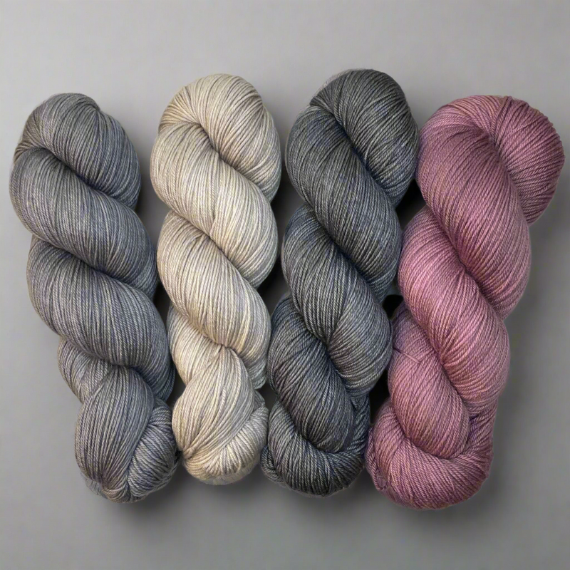 Only Yarn In the Building MKAL by Lyrical Knits "Every true crime story is actually true for someone" on Aussie Extra Fine Fingering + 1 Killer Stitch Marker!*Pattern NOT Included*