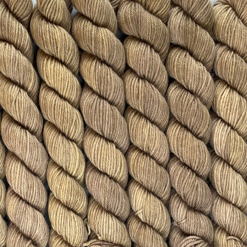 sandstone, 20 gram Mini Skein in Aussie Extra Fine Sock with Nylon