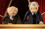 Statler and Waldorf: The Muppet Shawl MKAL in Aussie Extra Fine Fingering