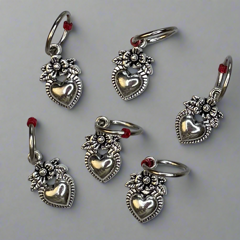 Victorian Heart Stitch Marker