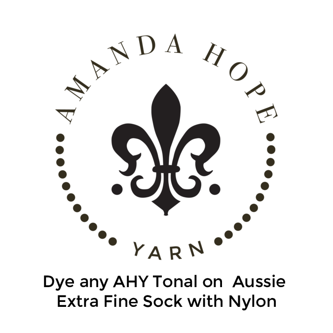 Dyed to Order any AHY Tonal on Aussie Extra Fine Sock with Nylon