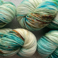 Blue Lagoon, Aussie Extra Fine Fingering or Aussie Extra Fine Sock with Nylon