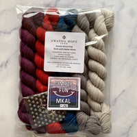 Simply Fun MKAL 5 Pack with 2 Removable Stitch Markers, Set 567, Aussie Extra Fine Sock with Nylon