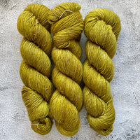 Chartreuse Jaune, Merino Linen Fingering Weight