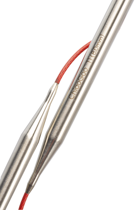 ChiaoGoo Red LACE Circular US 4, 32" cord Length
