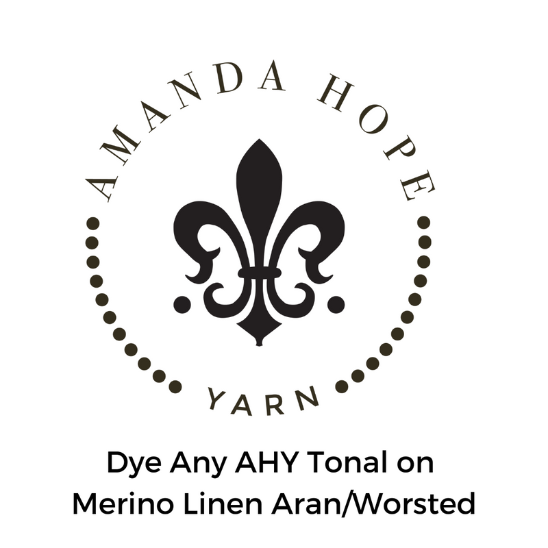 Dye Any Amanda Hope Yarn Tonal on Merino Linen Aran