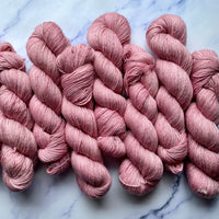 Fairy Rose, Merino Linen Fingering Weight