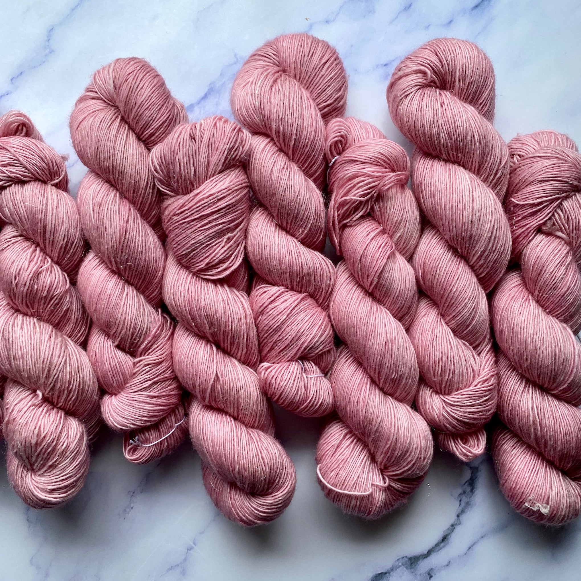 Fairy Rose, Merino Linen Fingering Weight
