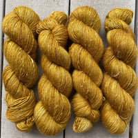 Ochre, Merino Linen Fingering Weight