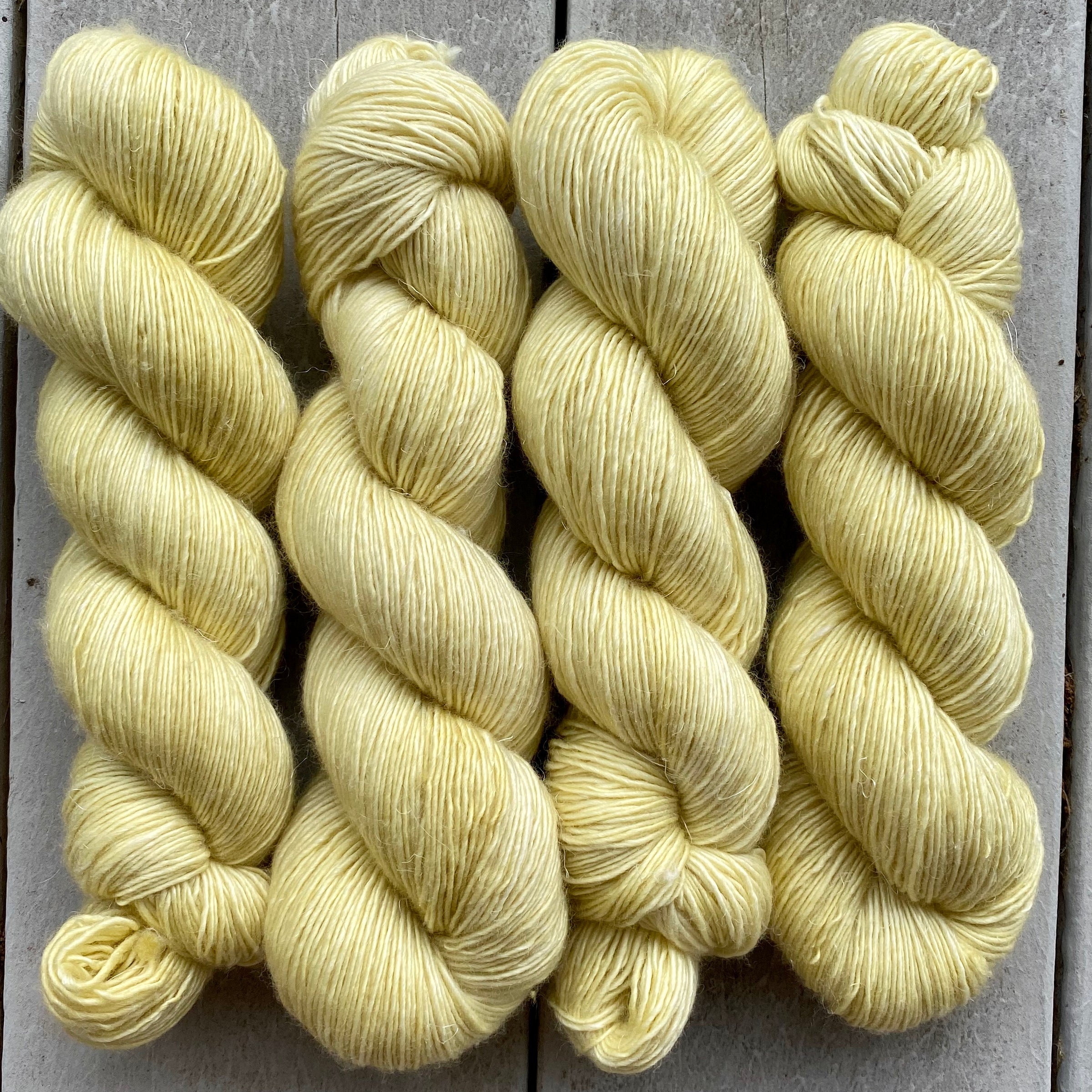 Limoncello, Merino Linen Fingering Weight