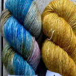 Duo Kit, Boutique and Ochre, Merino Linen, Two Skeins