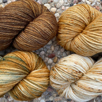 Wooly Waffle Shawl by Stephen West 4 Skein Fade Set, Aussie Extra Fine DK with Nylon, Pattern is NOT included