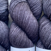 Noir, Aussie Extra Fine Fingering or Aussie Extra Fine Sock with Nylon