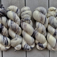 White Lynx,  Aussie Extra Fine Fingering or Aussie Extra Fine Sock with Nylon