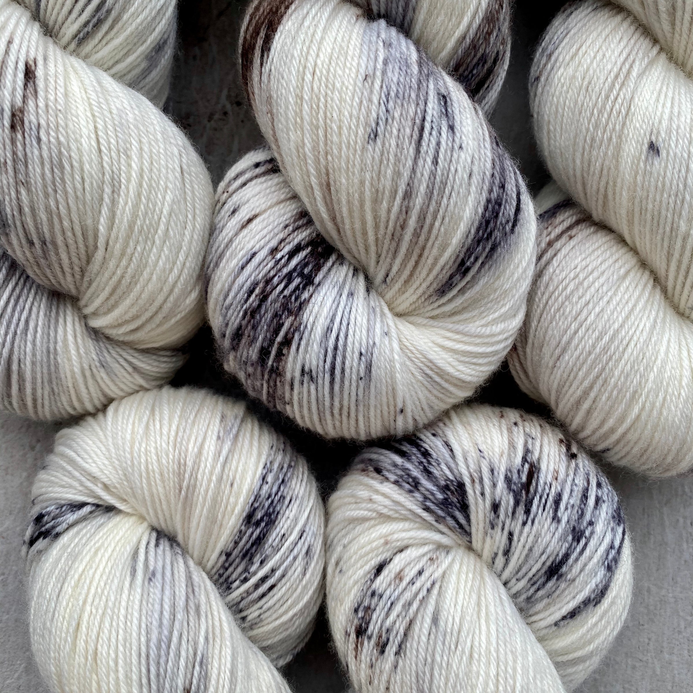 White Lynx,  Aussie Extra Fine Fingering or Aussie Extra Fine Sock with Nylon