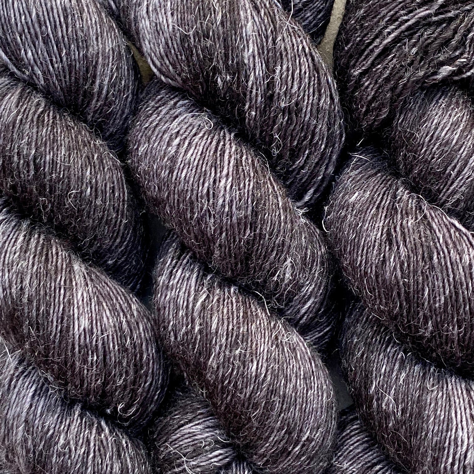 Noir, Merino Linen Fingering Weight