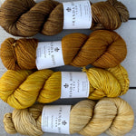 Burnished Gradient, Quartet in Aussie Extra Fine Fingering *DYED TO ORDER*