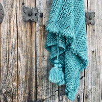 Guadalupe River Light Kit (Choose your color) Complete With Miyuki Beads, Crochet Hook, etc. (Design & Sample by Alexandra Davidoff), Aussie Extra Fine fingering 4 ply, Ships FREE [Pattern is NOT included] *dyed to order*