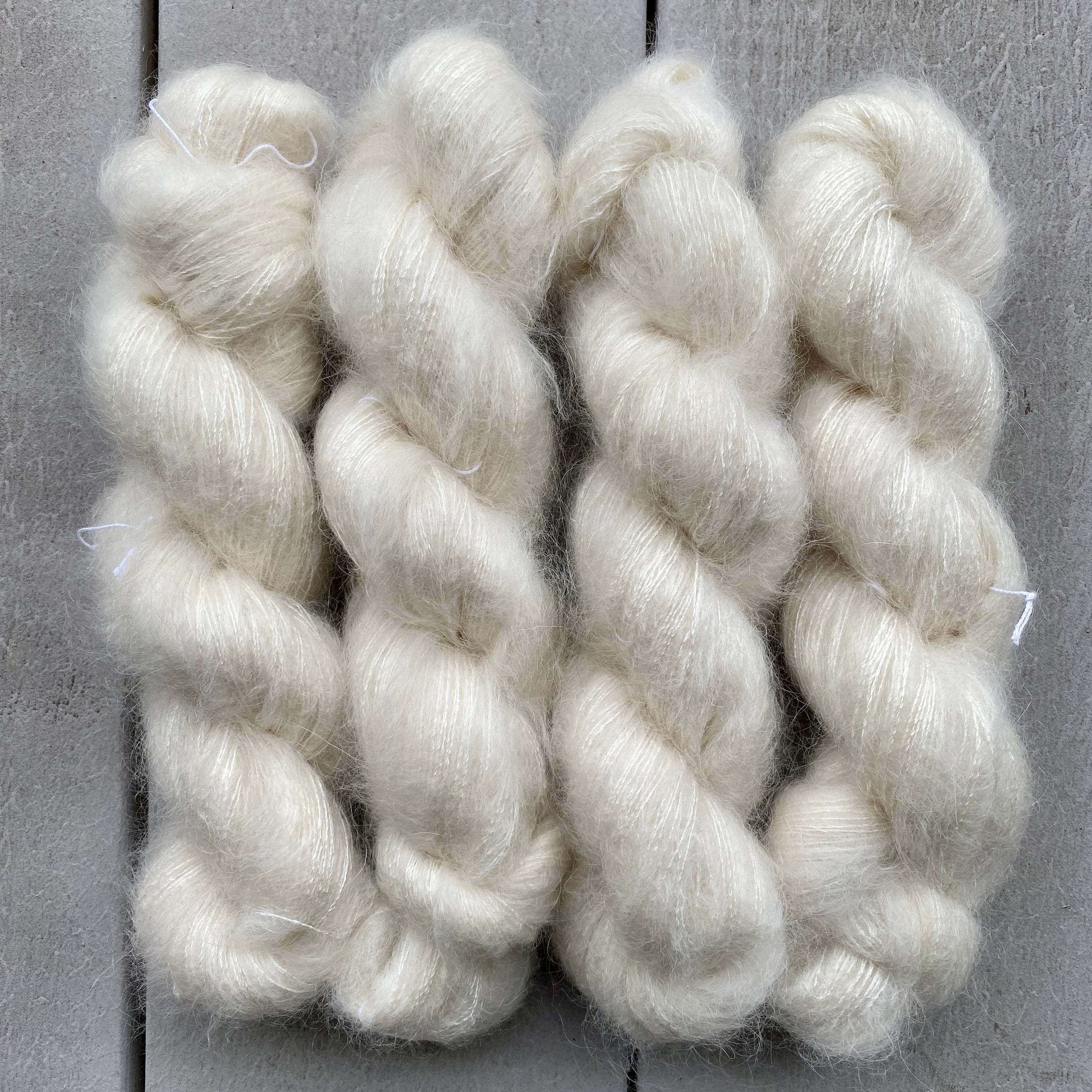 Naked, Natural/Undyed, Superkid Mohair/Silk