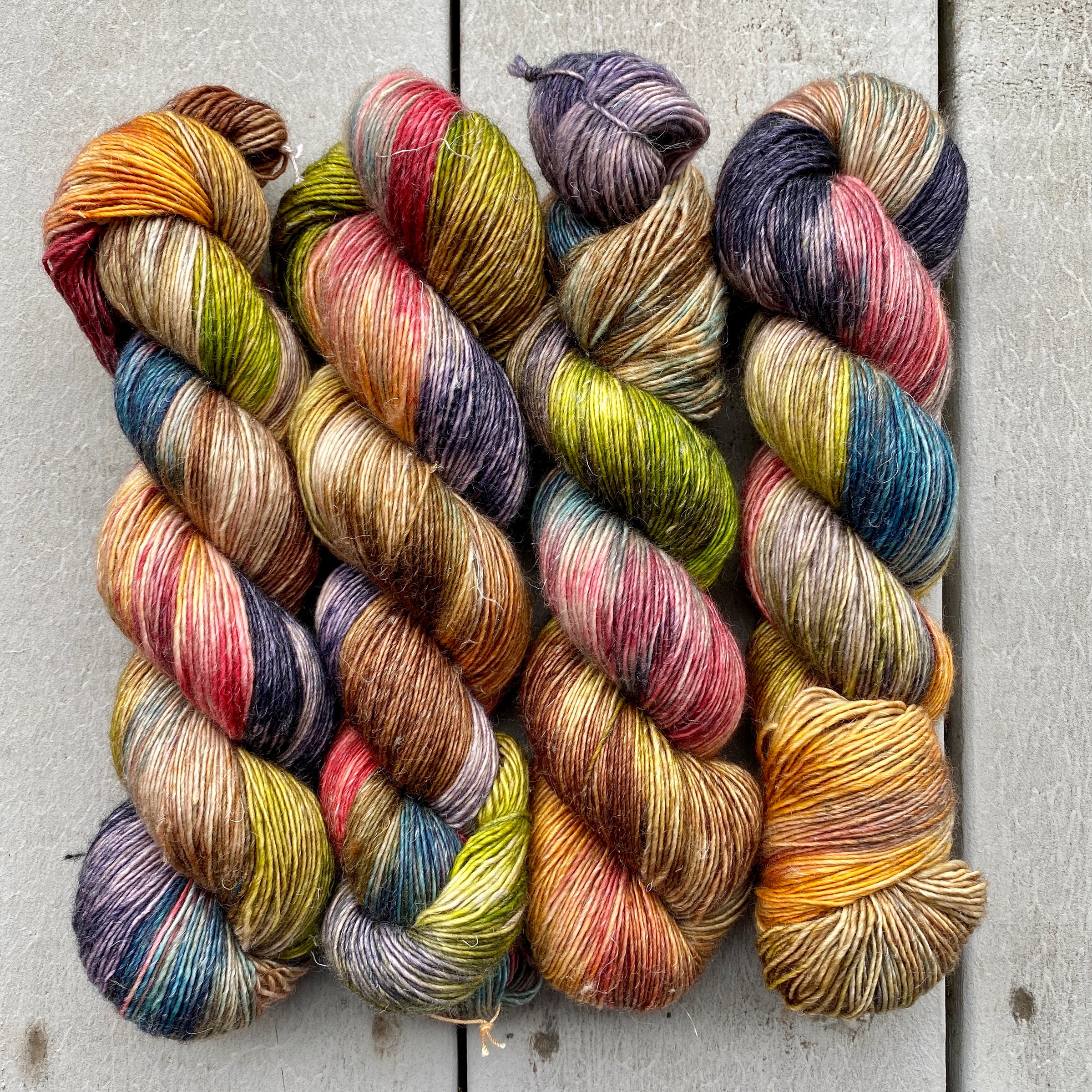 Tin Roof Rusted, Merino Linen Fingering Weight