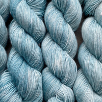 Gossamer Teal, Merino Linen Fingering Weight