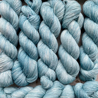 Gossamer Teal, Merino Linen Fingering Weight