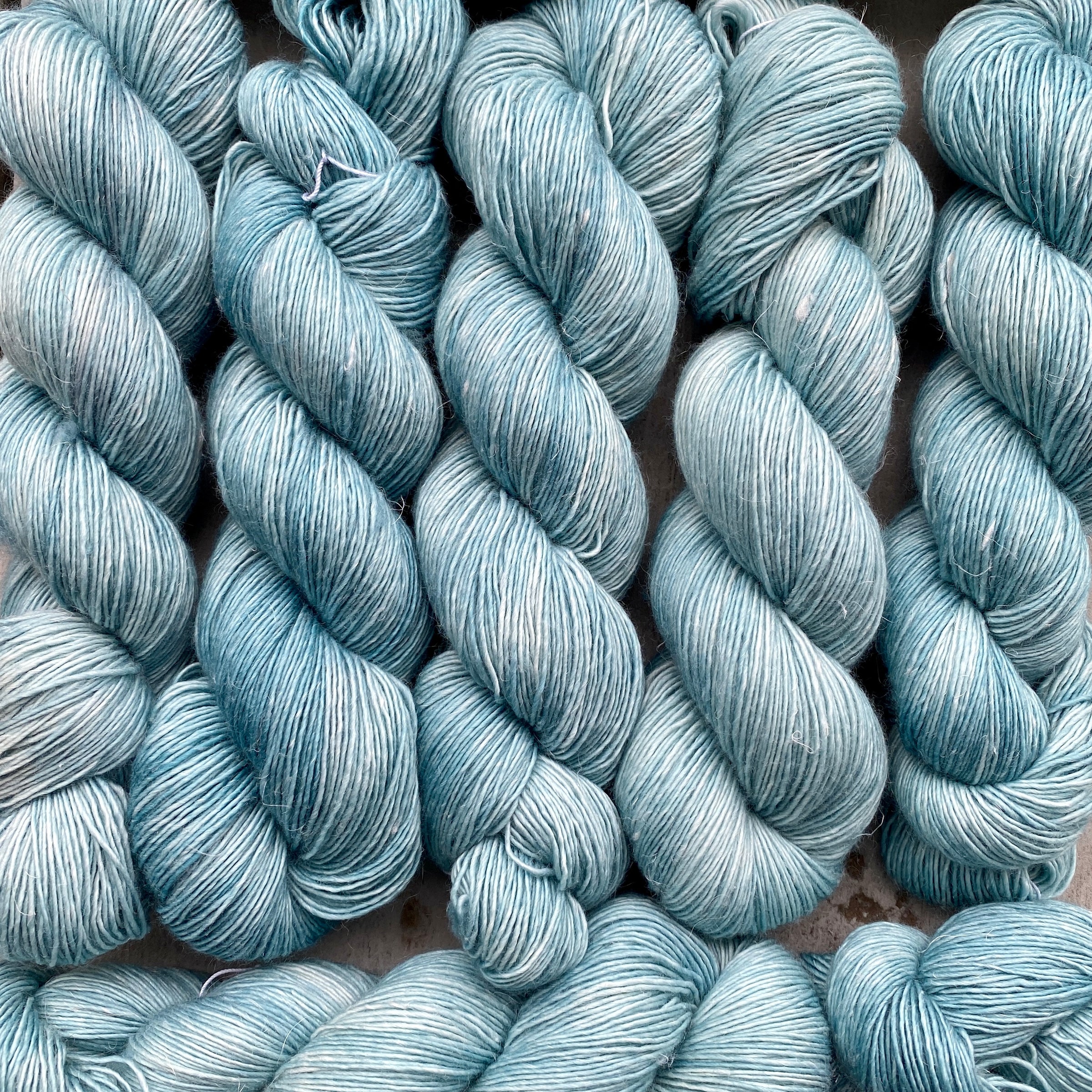 Gossamer Teal, Merino Linen Fingering Weight