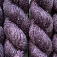 Aubergine, Merino Linen Fingering Weight