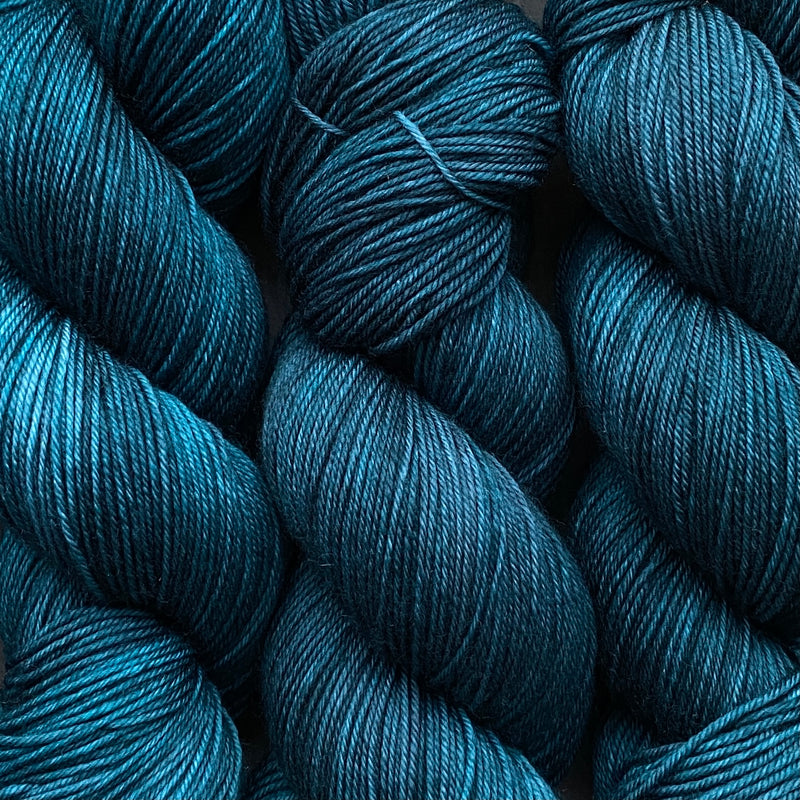 The Tealiest, Aussie Extra Fine Fingering or Aussie Extra Fine Sock with Nylon