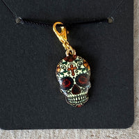 Sugar Skull Stitch Markers and Progress Keepers - Many Options!