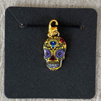 Sugar Skull Stitch Markers and Progress Keepers - Many Options!