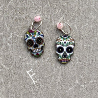 Sugar Skull Stitch Markers and Progress Keepers - Many Options!