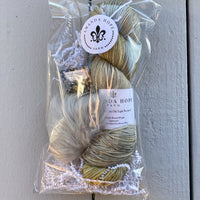 Moonstream,  Put On a Happy Face Hat Set in Aussie Extra Fine DK/Lt. Worsted