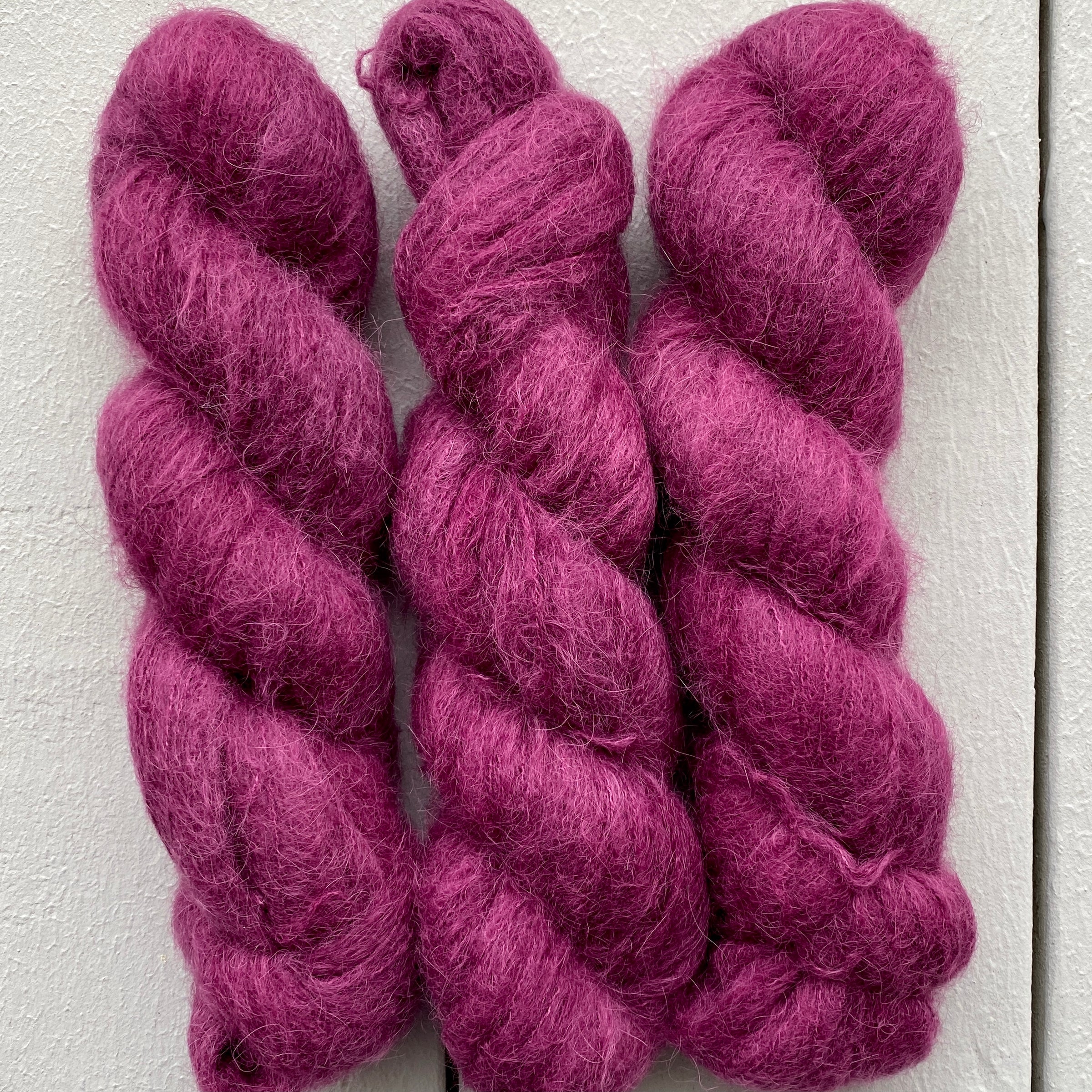 Loganberry, Suri Silk *DYE TO ORDER*