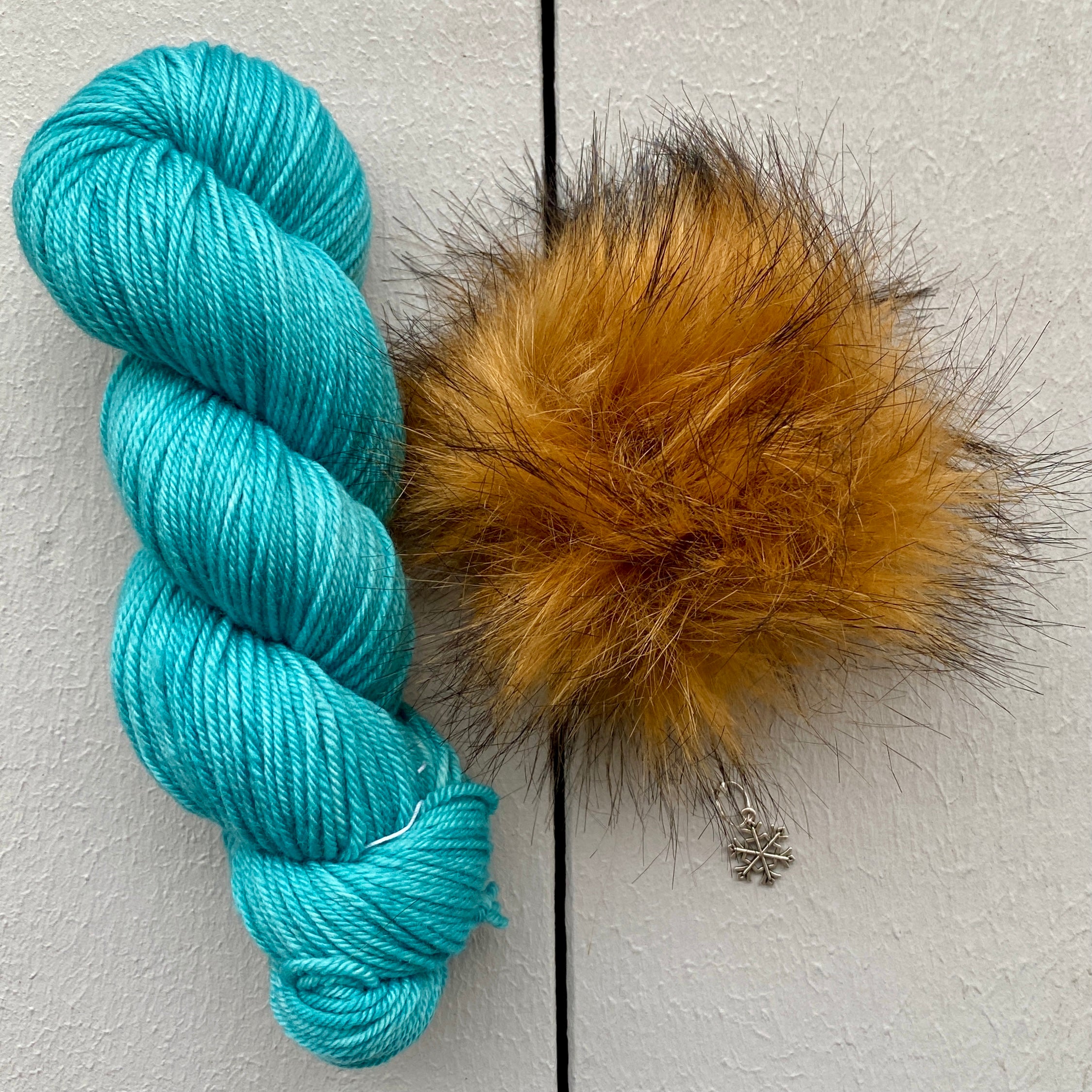 Teal Zeal Hat Set with Ex Lg Pom (RCB6), Aussie Extra Fine DK with Nylon