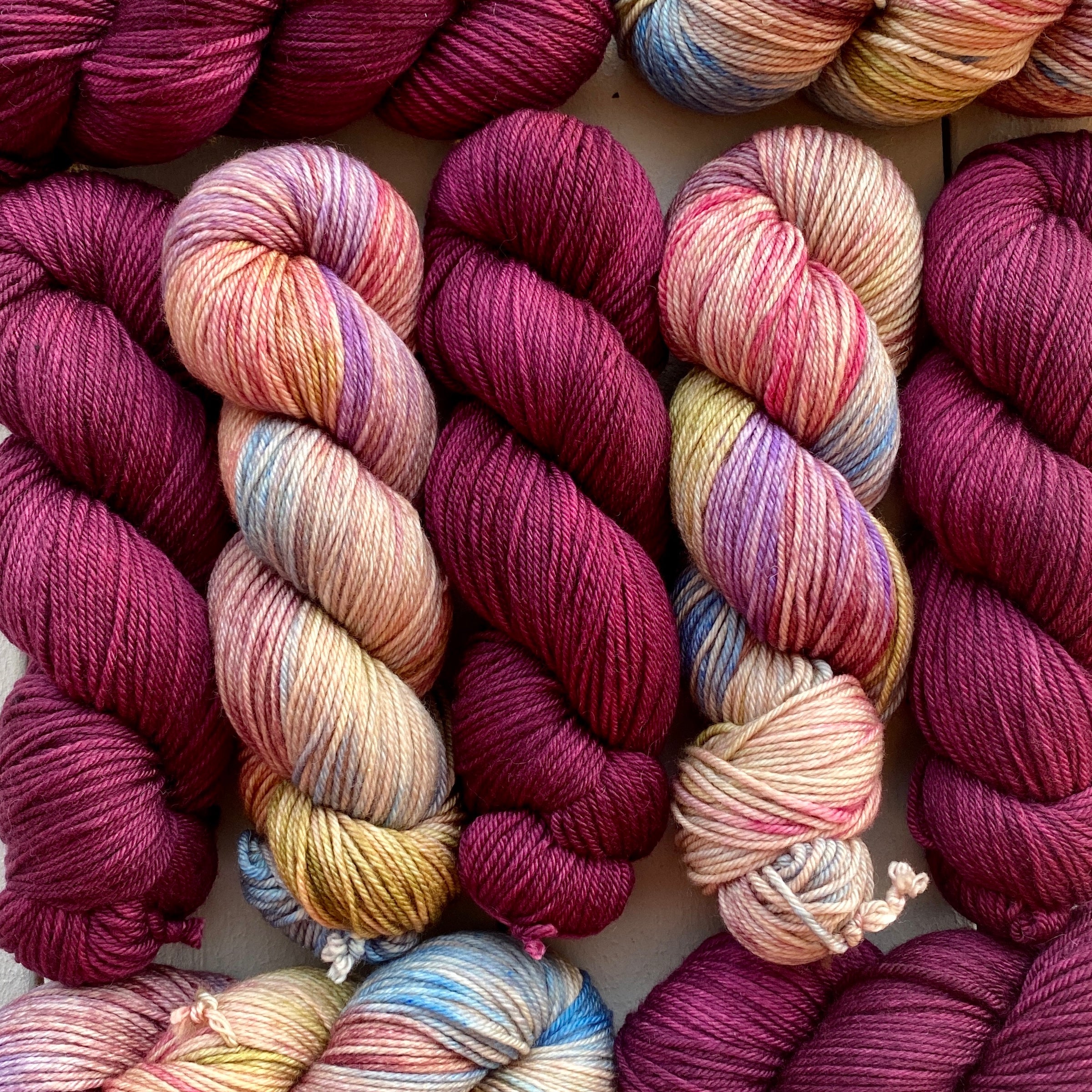 The Language of Flowers, Aussie Extra Fine DK with Nylon