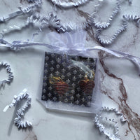 Valentine Sparkle Heart Stitch Marker  & Progress Keeper Pair