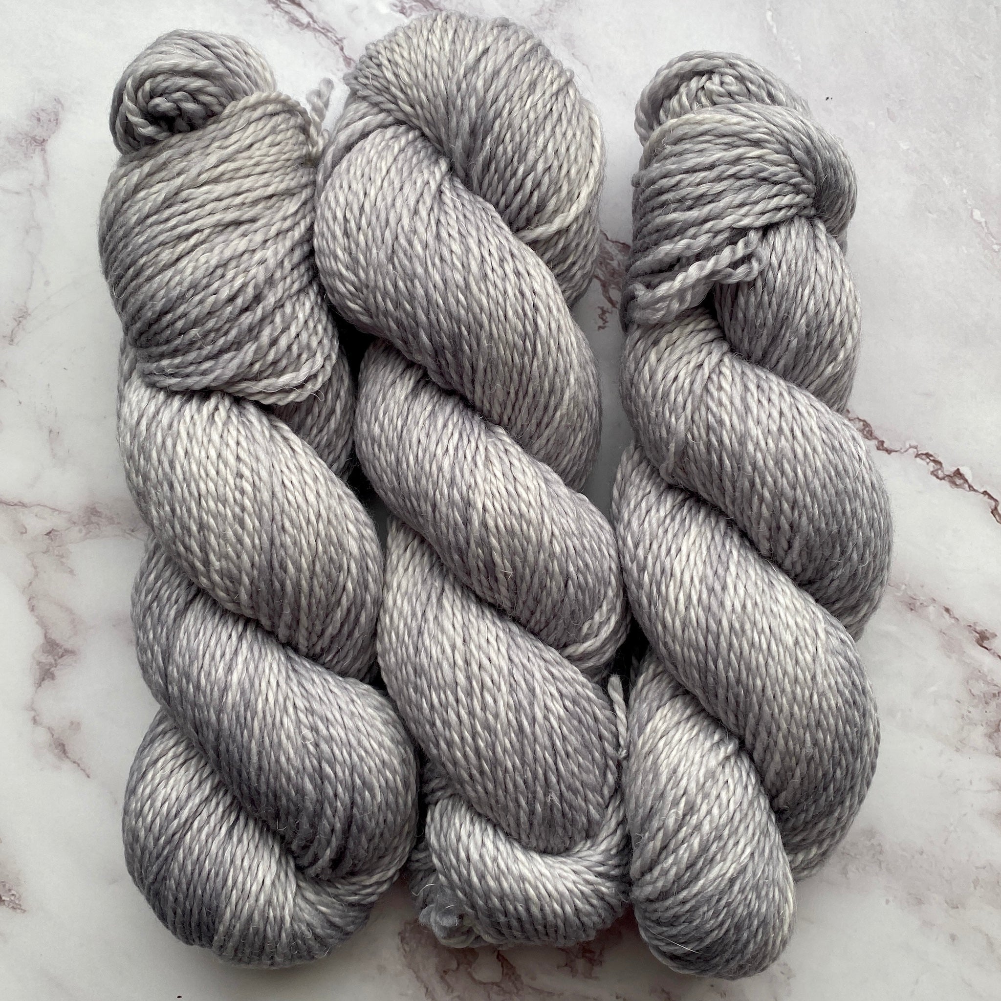 Barely Gray, Merino Linen Aran