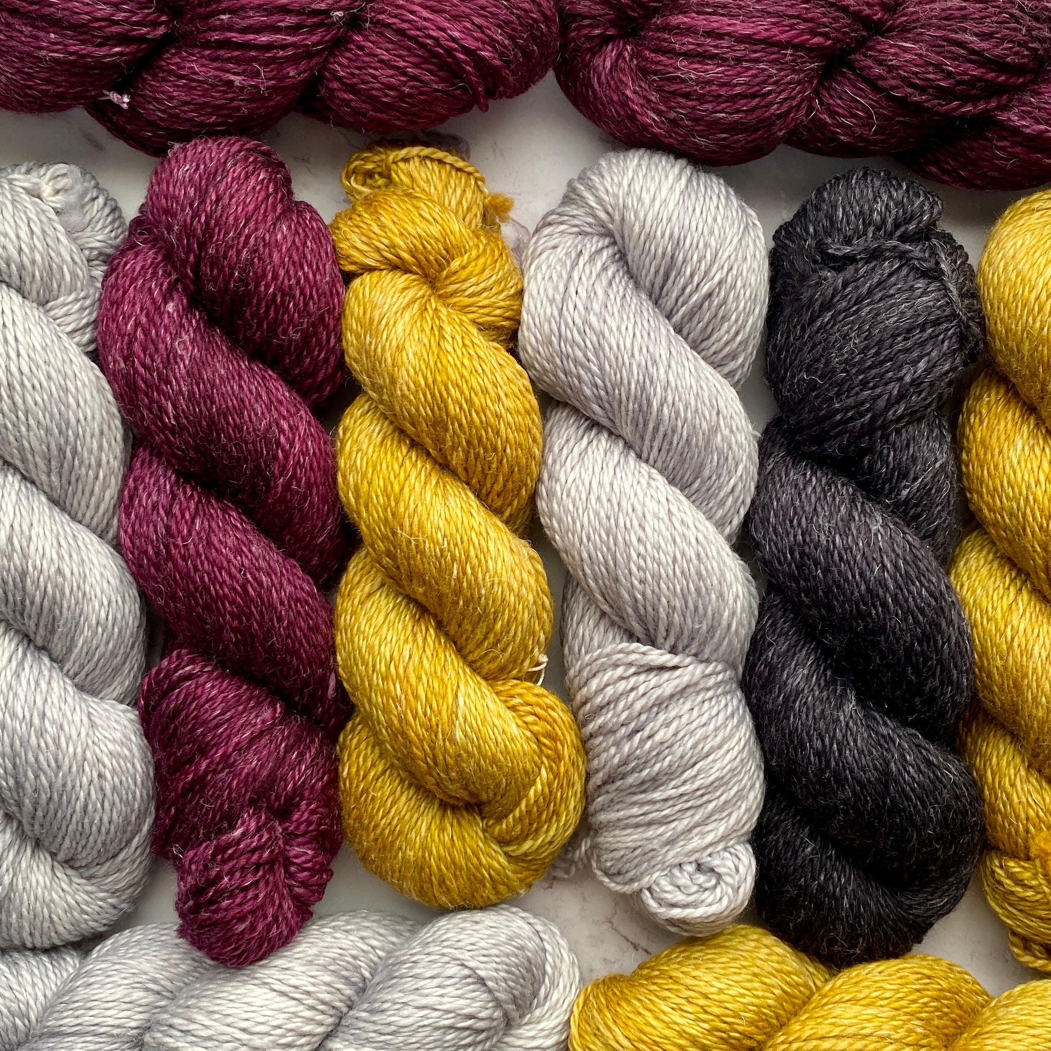 Ochre, Merino Linen Aran