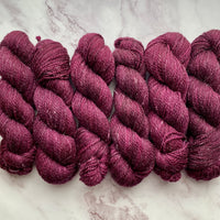 Loganberry, Merino Linen Aran