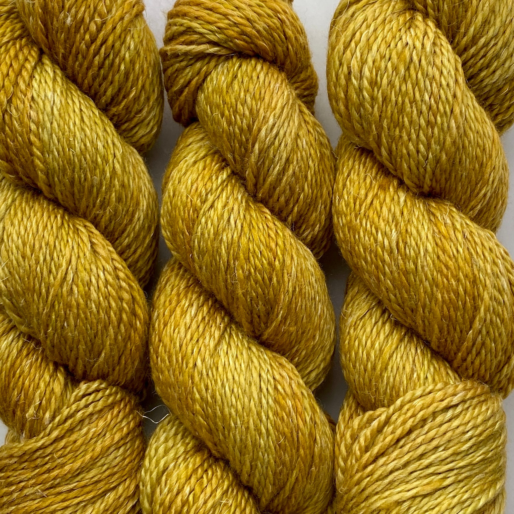 Ochre, Merino Linen Aran