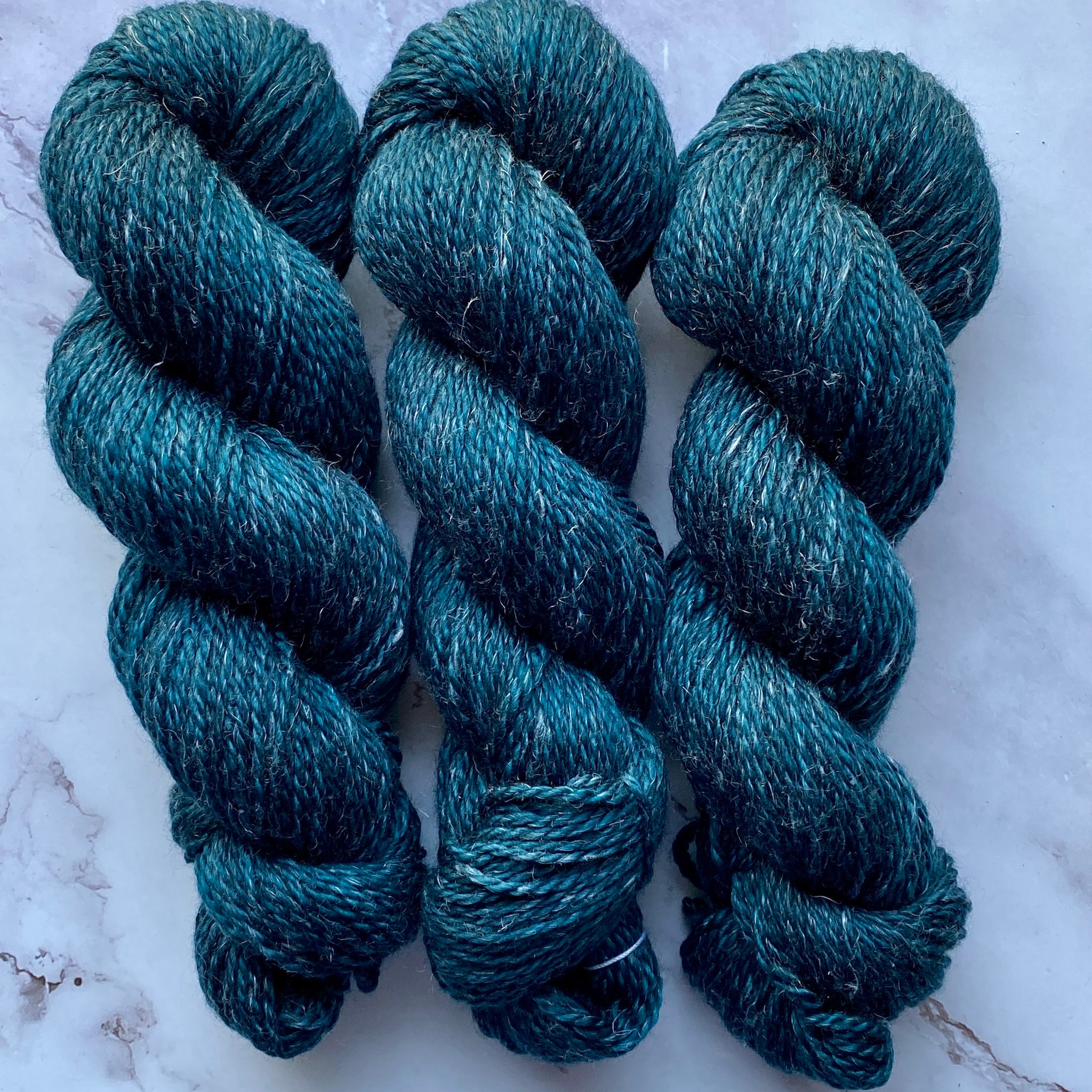 The Tealiest, Merino Linen Aran