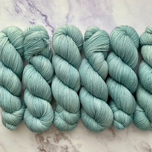 Gossamer Teal, Aussie Extra Fine Merino Fingering Or Aussie Extra Fine Sock with Nylon