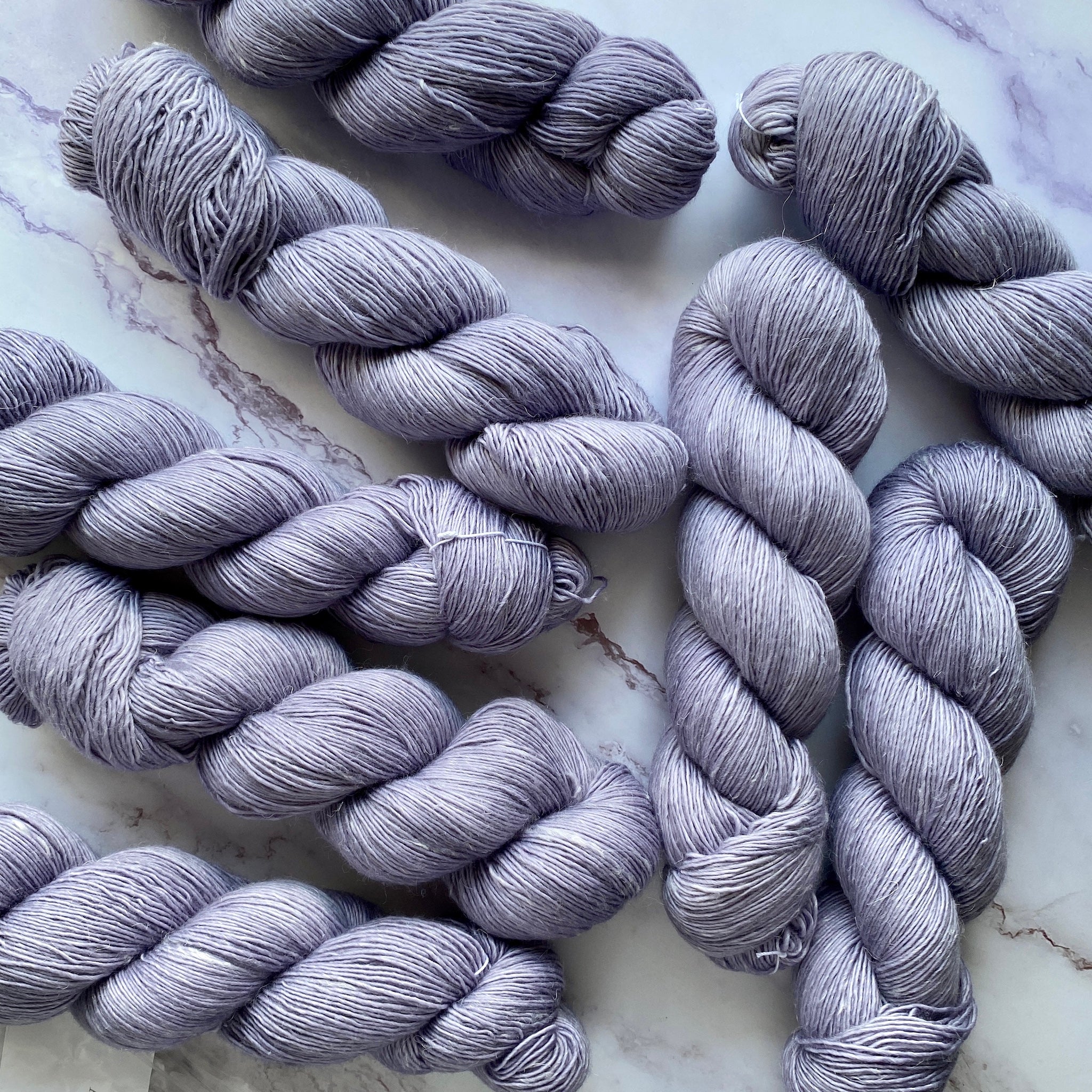 French Lavender, Merino Linen Fingering Weight