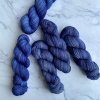 Forever in Blue Jeans on Aussie Extra Fine Fingering or Aussie Extra Fine Sock with Nylon