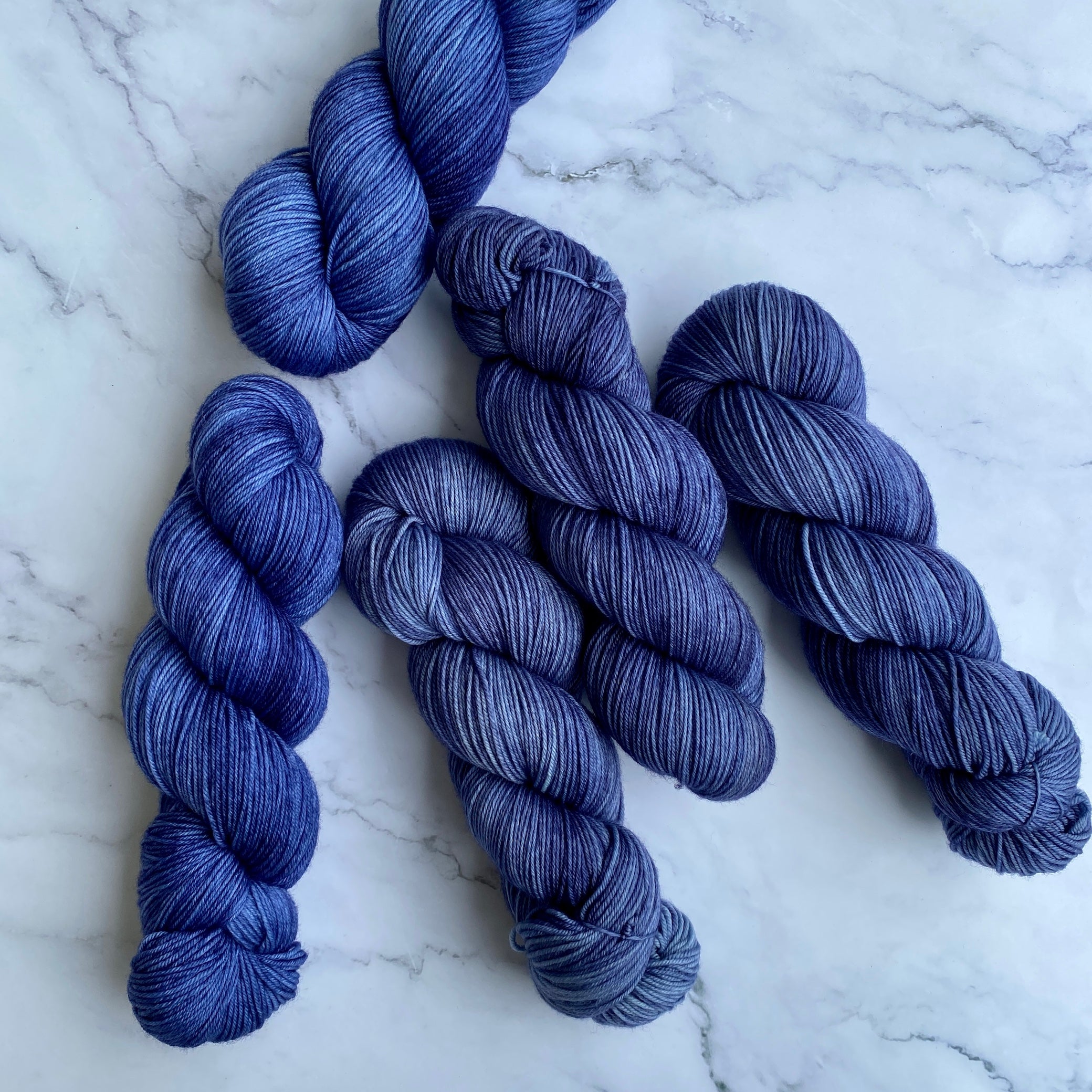 Forever in Blue Jeans on Aussie Extra Fine Fingering or Aussie Extra Fine Sock with Nylon